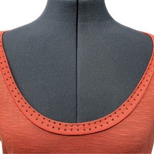 Calvin Klein Lightweight T-shirt, peach/orange color